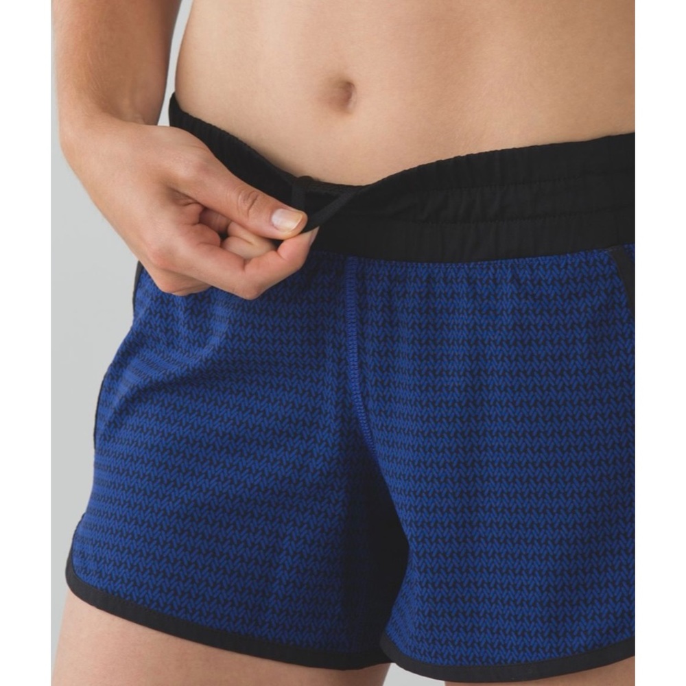 LULULEMON |‎ Tracker Short III 4-way Stretch Washi Weave Runner Shorts Sz. 8